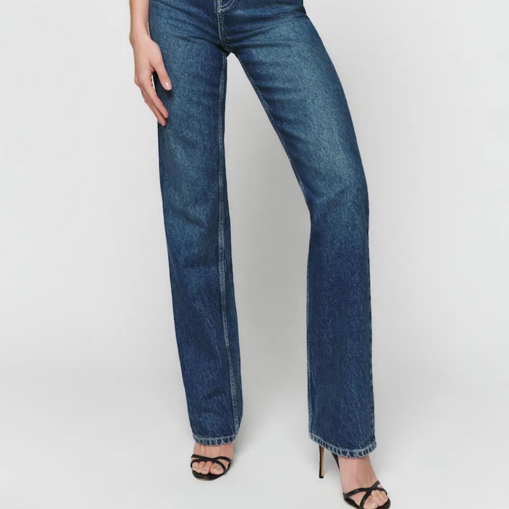 Reformation Dark Blue Women Jeans